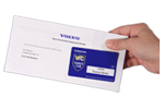 Plastikkarten im Mailing